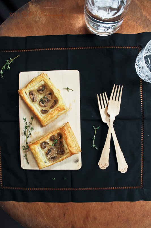 Savoury Mushroom Puffs