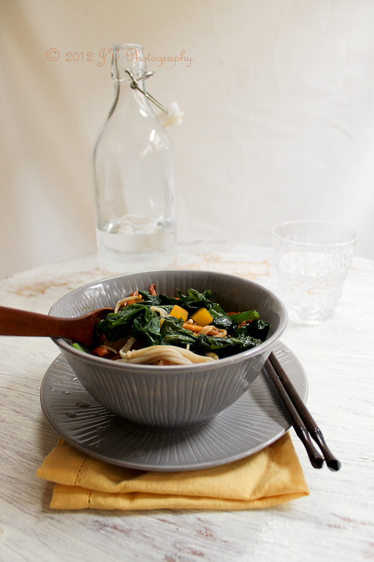 Vegetarian Soy Sauce Udon